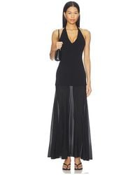 St. Agni - Circle Hem Halter Dress - Lyst