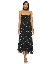 Amanda Uprichard - Monterey Dress With Scarf - Lyst