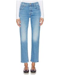 Mother - The Mid Rise Hiker Hover Jeans - Lyst