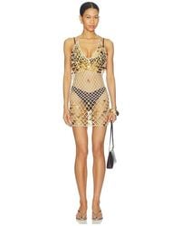 superdown - Zuri Crochet Mini Dress - Lyst