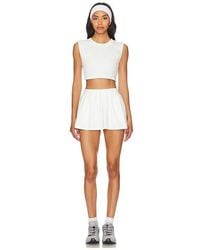 Free People - Conjunto De Falda Pantalón Fp Movement Hot Shot En Color Blanco Talla (También En Xs, S, M, Xl) - Lyst