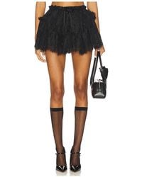 YUHAN WANG - Falda En Color Negro Talla (También En M, Xl) - Lyst