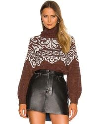 Tularosa - Cayleen Fair Isle Sweater - Lyst