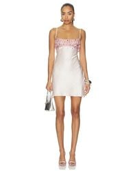Asta Resort - Yasmin Hand Beaded Mini Dress - Lyst