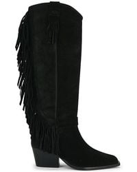 Free People - Faith Fringe Western Boot - Lyst