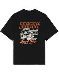 Brixton - Heavyweight Cotton Graphic Tee - Lyst