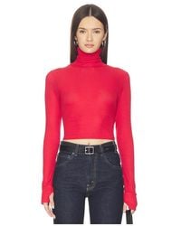 Michael Lauren - Cormac Turtleneck Crop Top - Lyst