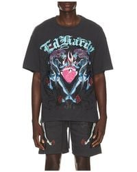 Ed Hardy - Panteras Boxy Tee - Lyst