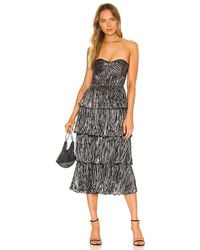 Lovers + Friends - Mya Midi Dress - Lyst