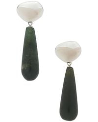 Shashi - Sage Drop Earring - Lyst