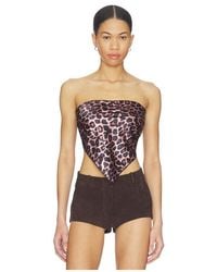 superdown - Klara Scarf Top - Lyst