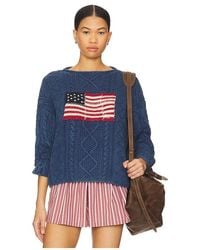 Polo Ralph Lauren - Strickpullover Cotton Linen Blend - Lyst