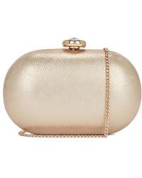 OLGA BERG - Marta Metallic Clutch - Lyst