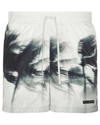Stampd - Trunks Natación Palms En Color Blanco Talla (También En S, Xl/1X) - Lyst
