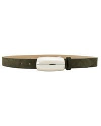 L'Agence - 'Agence Marlowe Leather Belt - Lyst