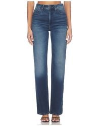 GOOD AMERICAN - Soft Tech Good True Straight Jeans - Lyst