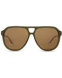 Isabel Marant - Gafas De Sol En Color Verde Talla - Lyst