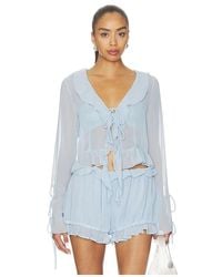 Milkwhite - Hemd Ruffle - Lyst