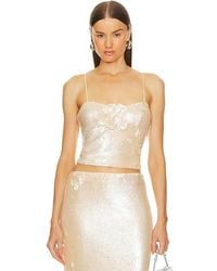 Lovers + Friends - X Bridget Lilium Top - Lyst