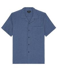 Vince - Provence Plaid Collar Shirt - Lyst