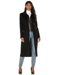 Lamarque - Abrigo Malva En Color Negro Talla (También En M, S, Xl, Xs) - Lyst
