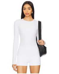Alo Yoga - Ribbed Modal Long Sleeve Top - Lyst