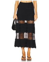 Alexis - Falda Jeannie En Color Negro Talla (También En M, S, Xs) - Lyst