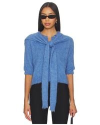 Monse - Cropped Polo Knit Top With Scarf - Lyst