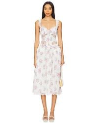 For Love & Lemons - Doily Bouquet ミディ丈ドレス - Lyst