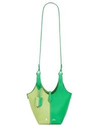 Polo Ralph Lauren - Shiny Drum Pebble Small Crossbody Bag - Lyst