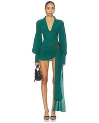 Sketch-Y X Revolve Tricot Mesh Dress in Red | Lyst