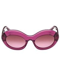 PUCCI - Oval Sunglasses - Lyst