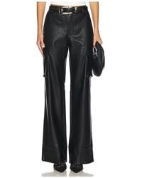 SER.O.YA - Fifer Faux Leather Low Rise Cargo Pant - Lyst