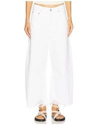 Citizens of Humanity - Ayla Undone Hem Crop Jeans - Lyst