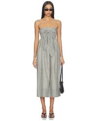 Vince - Tie Smocked Cami Dress - Lyst