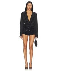 superdown - Romper Serenity En Color Negro Talla (También En M, S, Xl, Xs, Xxs) - Lyst