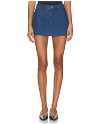Amanda Uprichard - Falda-Pantalón Thalia En Color Azul Talla (También En M, S, Xl, Xs) - Lyst