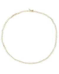 Shashi - Bezel Tennis Necklace - Lyst