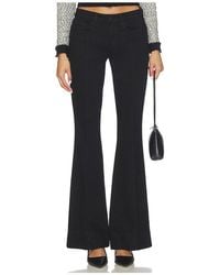 L'Agence - Lenora Low Rise Seamed Flare - Lyst