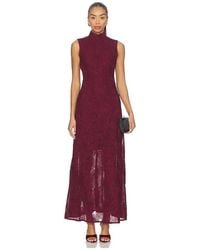 ROTATE BIRGER CHRISTENSEN - Flower Mesh Maxi Dress - Lyst
