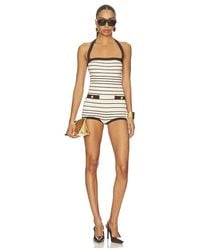 Lovers + Friends - Marea Stripe Romper - Lyst