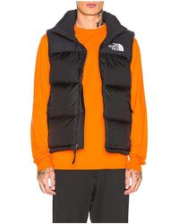 The North Face - Chaleco Nuptse En Color Negro Talla (También En M, S, Xl) - Lyst