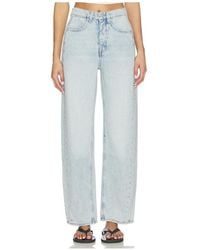 Free People - X We The Free Truro Baggy Puddle Jean - Lyst