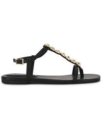 Jonathan Simkhai - Amaya Leather Thong Flat Sandal - Lyst
