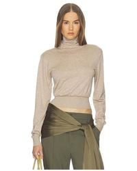 Helsa - PULL THELKA en Taupe - Lyst