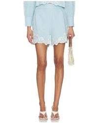 Cleobella - Etienne Short En Color Bebe Azul Talla (También En S, Xs, M, Xl) - Lyst