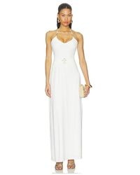 Runaway the Label - Nina Ruched Halter Maxi Dress - Lyst