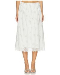 LPA - Everly Midi Skirt - Lyst