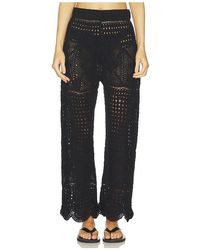 Agua Bendita - Wesley Quilt Flared Pants - Lyst