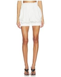 Norma Kamali - Peasant Puff Short - Lyst